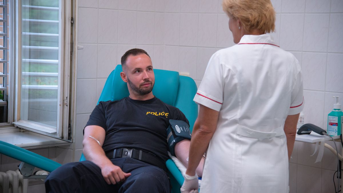 FOTO: Záchranné složky vyzývají k dárcovství krve